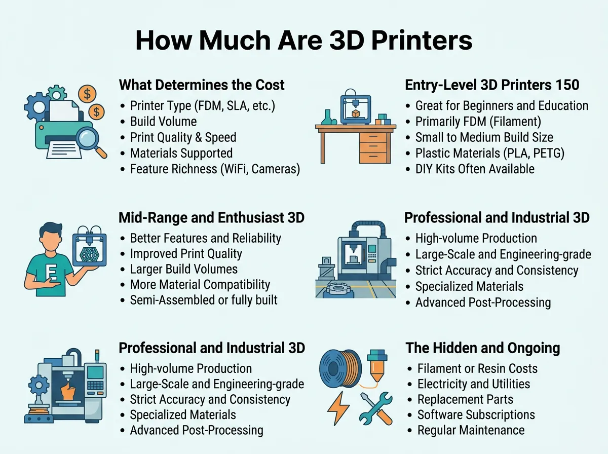 How Much Are 3D Printers?