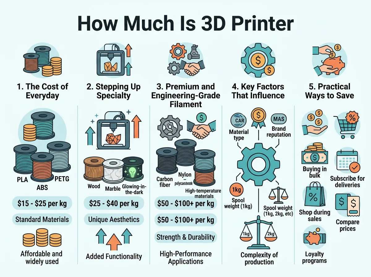 How Much Is 3D Printer Filament?