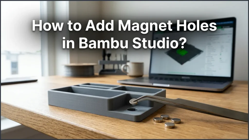 How to Add Magnet Holes in Bambu Studio?