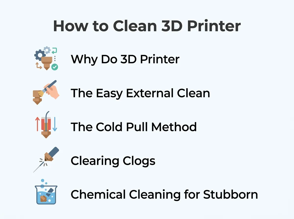 How to Clean 3D Printer Nozzle?