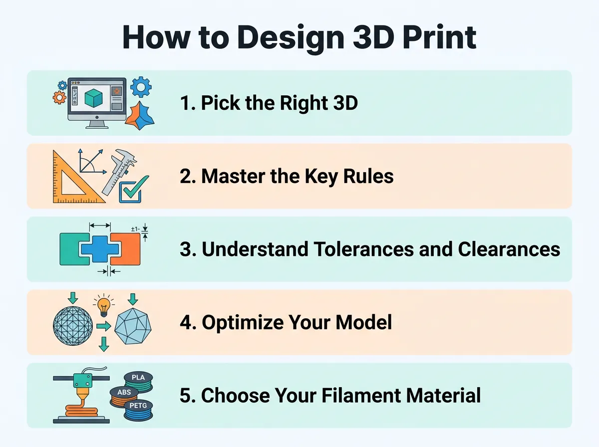 How to Design 3D Print Models?