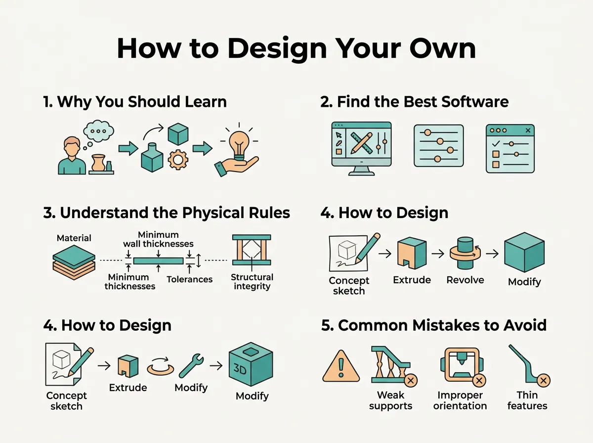 How to Design Your Own 3D Prints?