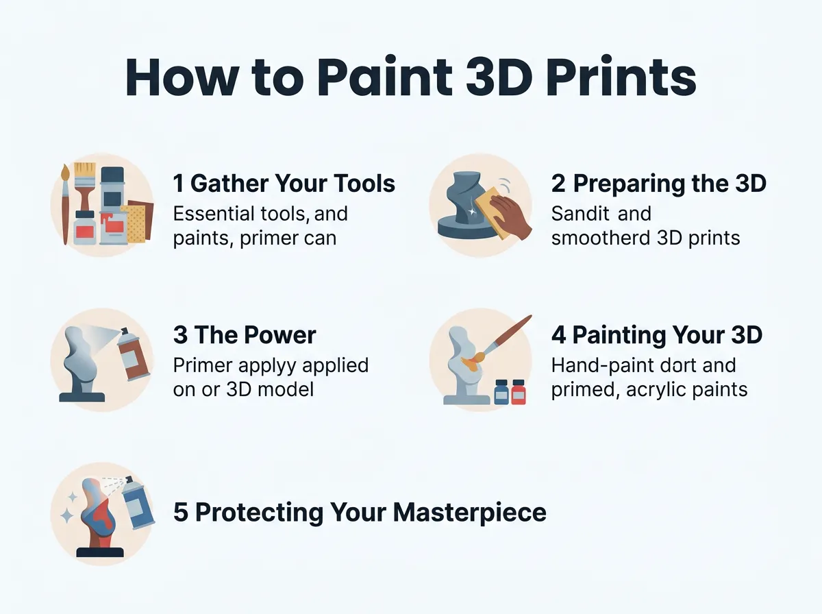 How to Paint 3D Prints?