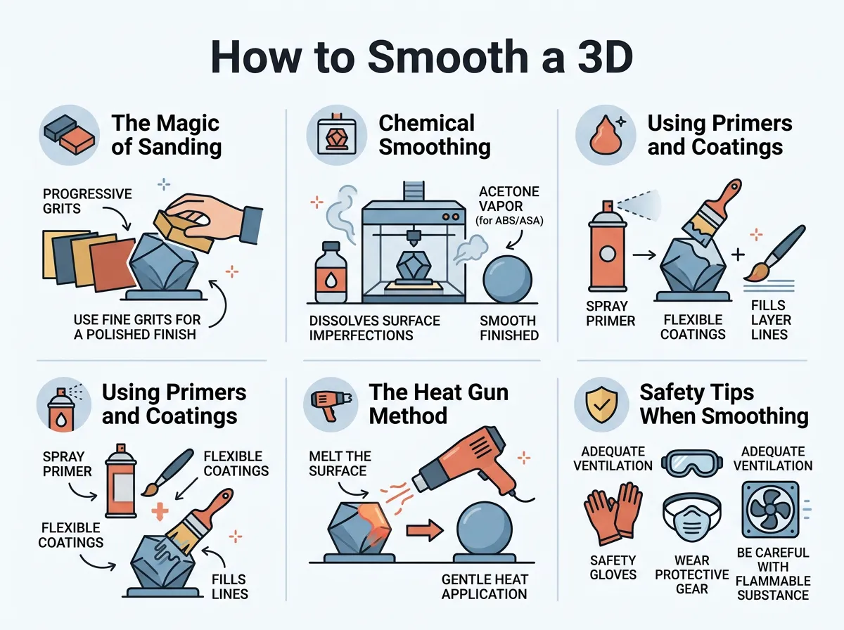 How to Smooth a 3D Print?