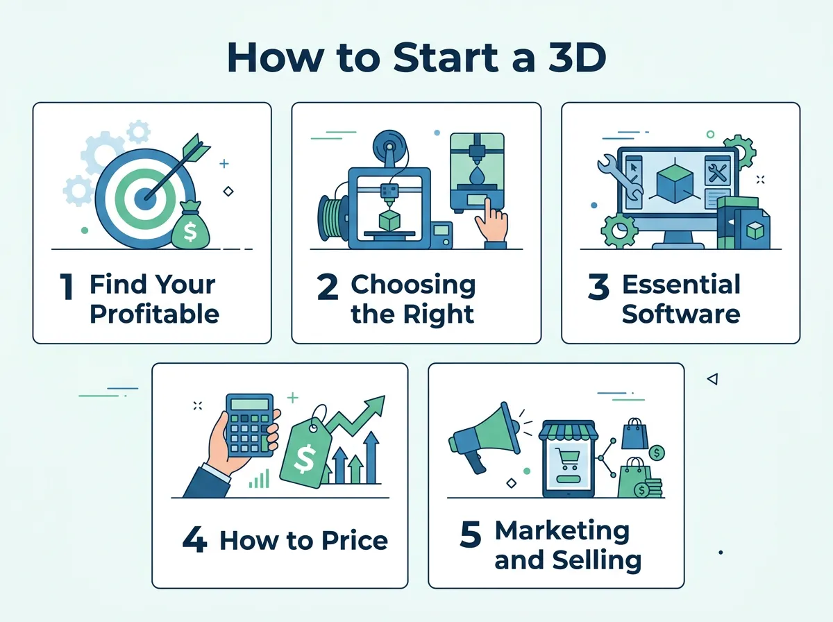 How to Start a 3D Printing Business?