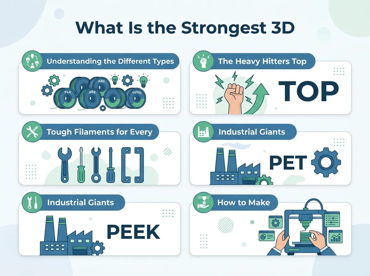 What Is the Strongest 3D Printer Filament?